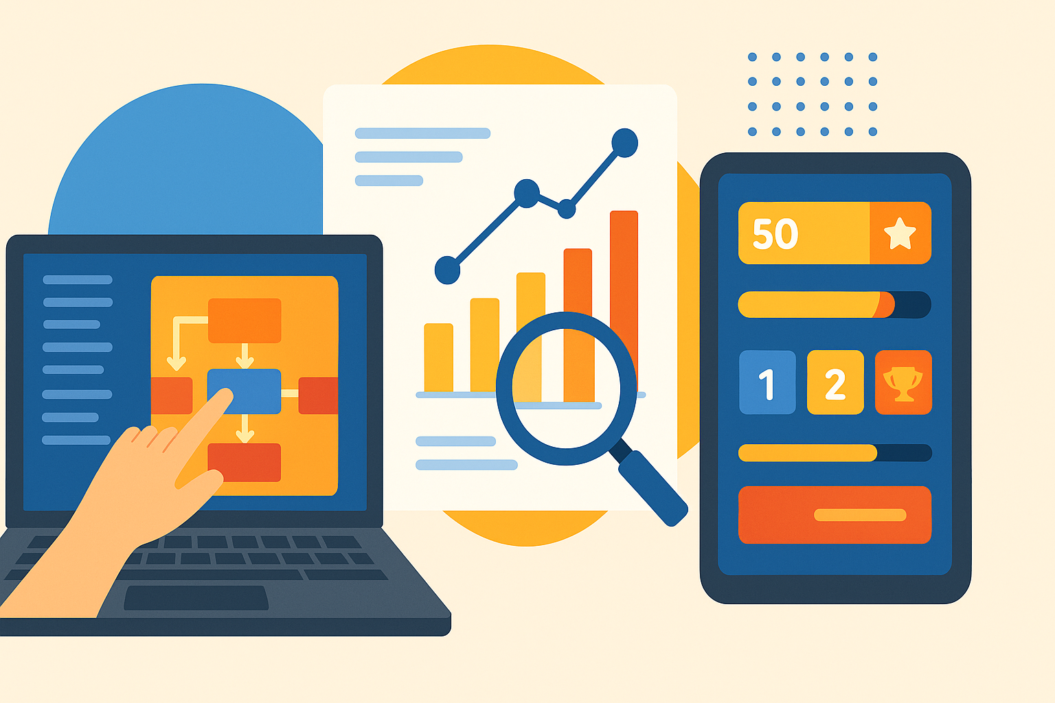 Além do estático: Crie experiências de aprendizagem imersivas e intuitivas.