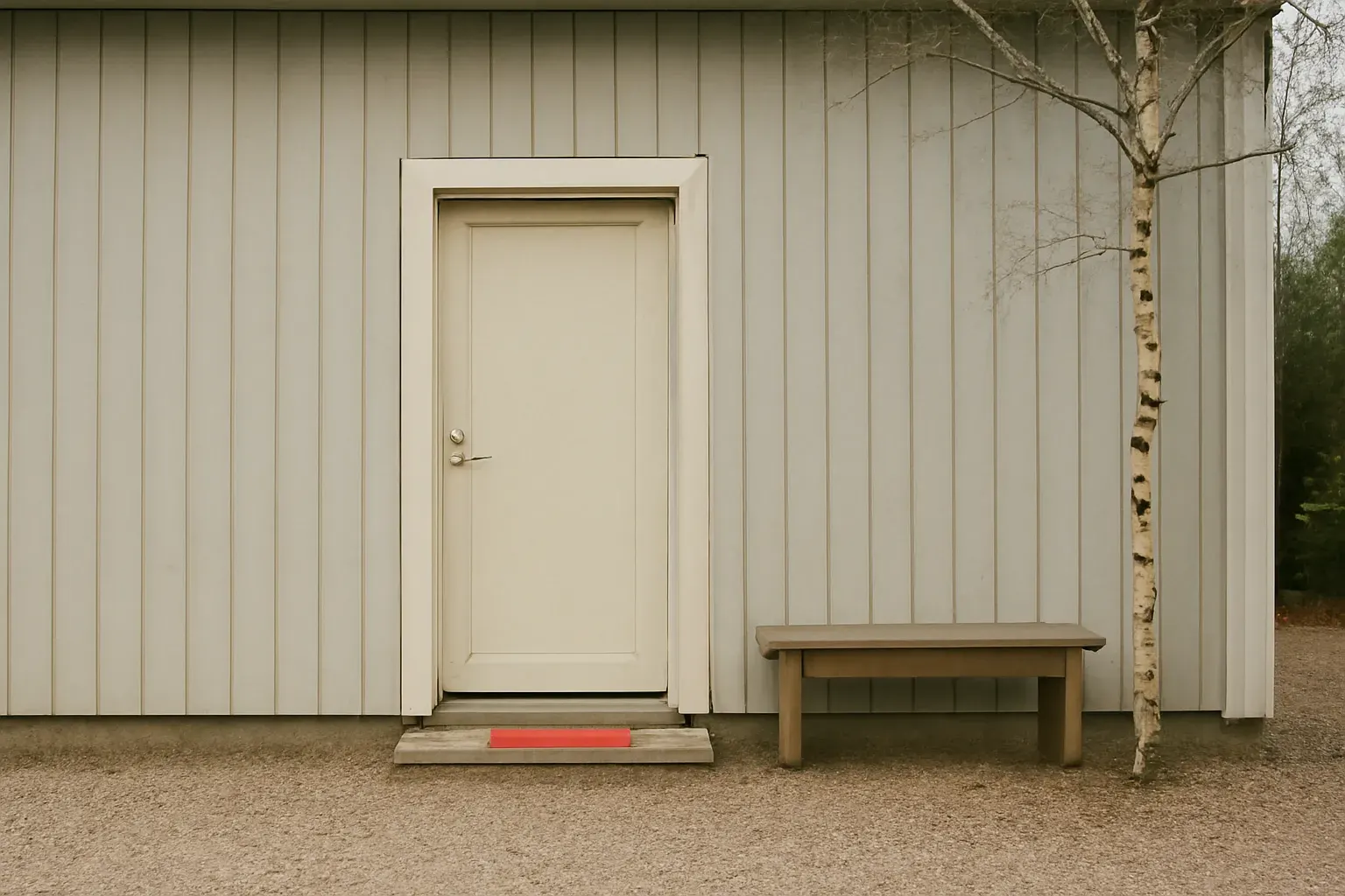 The entrance to the office in Maura.